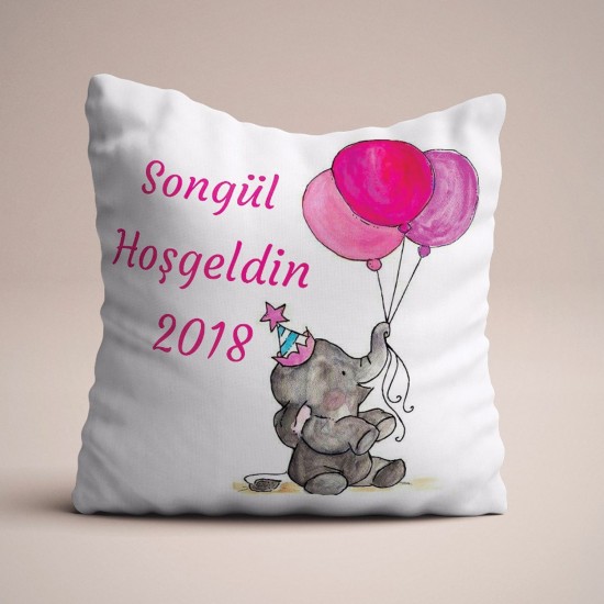 Bebeğinize Özel Tasarım Hediyelik Yastık 018