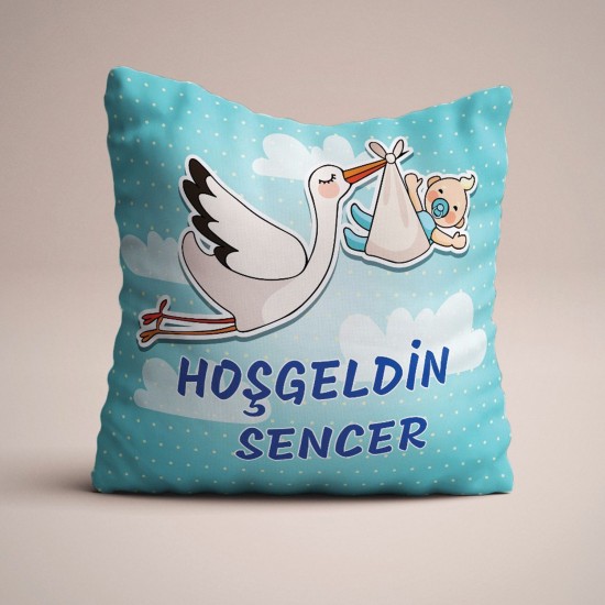 Bebeğinize Özel Tasarım Hediyelik Yastık 023