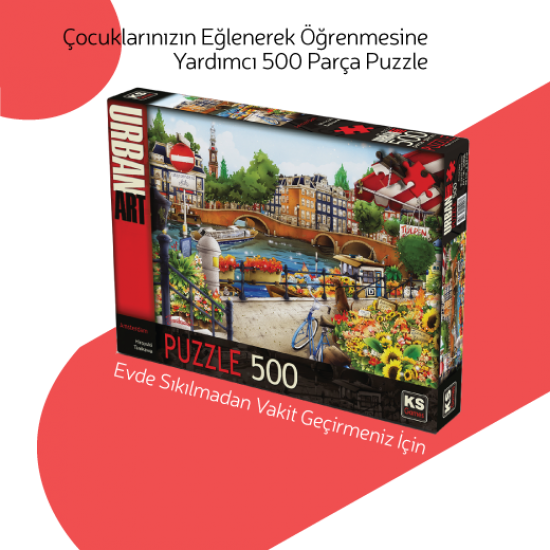 Amsterdam 500 Parça Puzzle