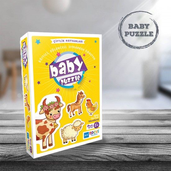 Baby Puzzle - Çiftlik Hayvanları